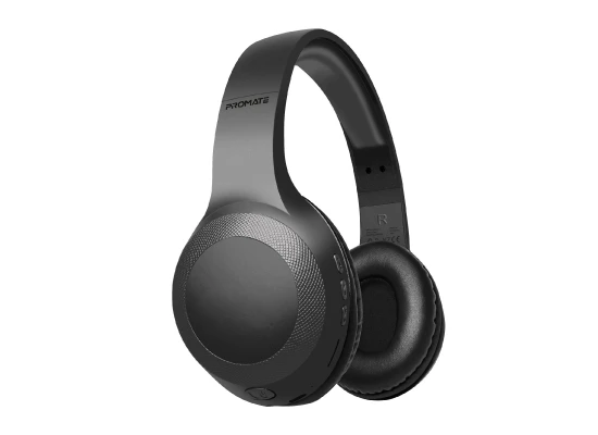 Promate LaBoca Headphone, Over-Ear Deep Bass Wireless Headphone with Long Paytime, Hi-Fi Sound